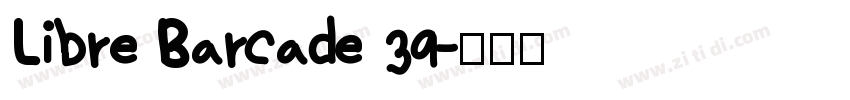 Libre Barcade 39字体转换